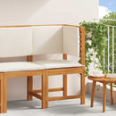 vidaXL Kerti Szék Barna 50 x 50 x 91cm Tömör akácfa