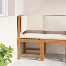 vidaXL Kerti Szék Barna 50 x 50 x 91cm Tömör akácfa