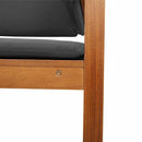 vidaXL Kerti Szék Barna 50 x 50 x 91cm Tömör akácfa