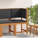 vidaXL Kerti Szék Barna 50 x 50 x 91cm Tömör akácfa