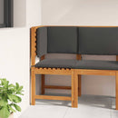 vidaXL Kerti Szék Barna 50 x 50 x 91cm Tömör akácfa