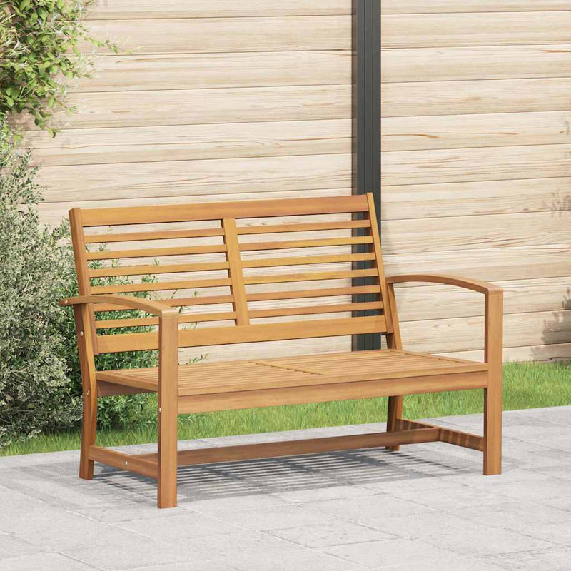 vidaXL Kerti pad Természetes 110 x 64 x 76.5 cm Tömör tíkfa