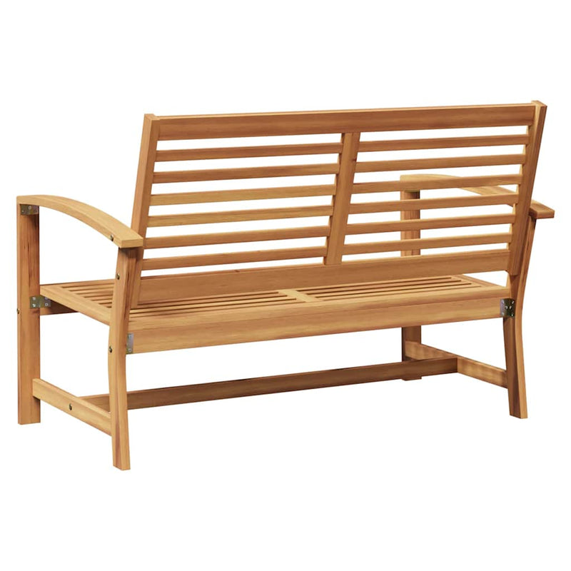 vidaXL Kerti pad Természetes 110 x 64 x 76.5 cm Tömör tíkfa