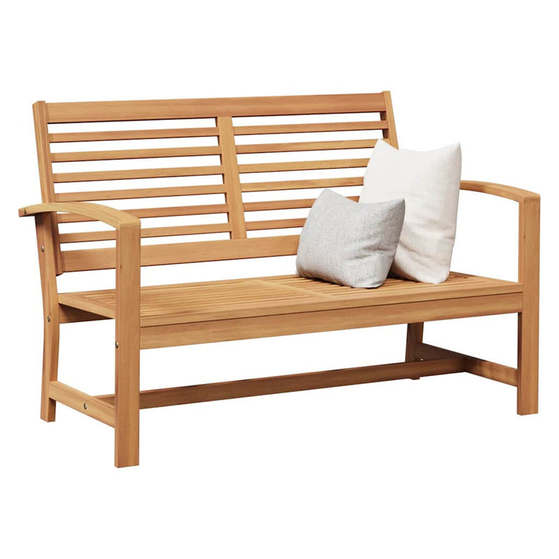 vidaXL Kerti pad Természetes 110 x 64 x 76.5 cm Tömör tíkfa