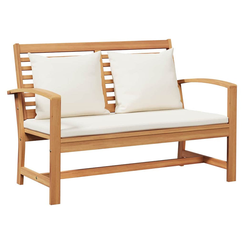 vidaXL Kerti pad Természetes 110 x 64 x 76.5 cm Tömör tíkfa