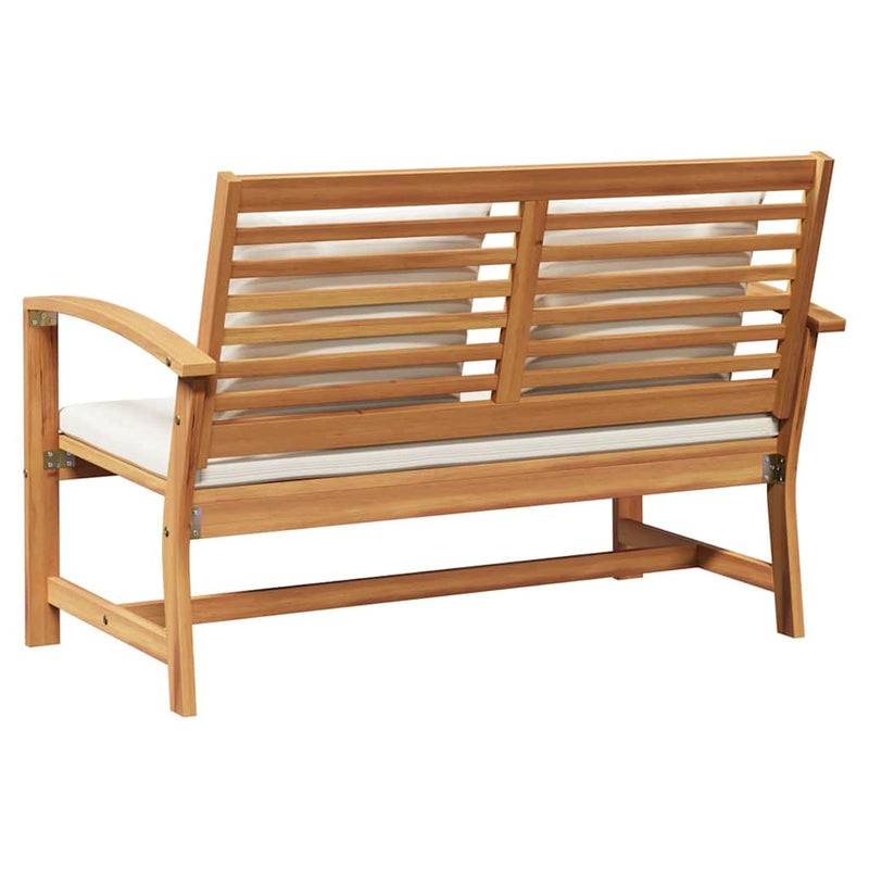 vidaXL Kerti pad Természetes 110 x 64 x 76.5 cm Tömör tíkfa