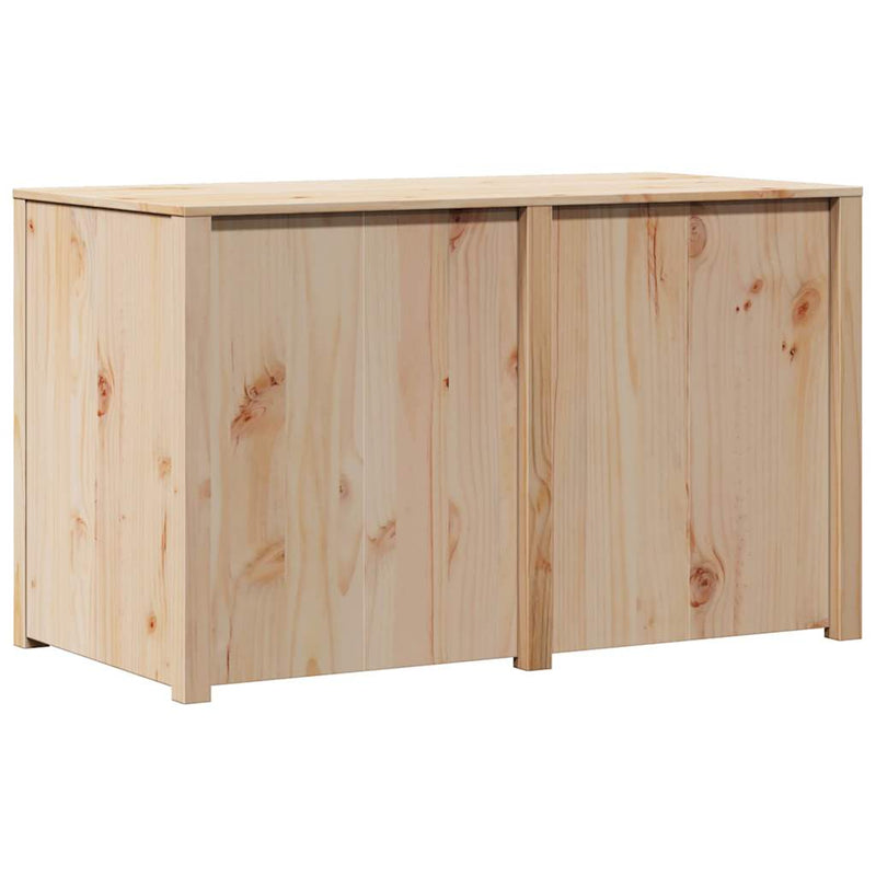 vidaXL Konyhaszekrény polcokkal Barna 106 x 55 x 64 cm Tömör fenyőfa