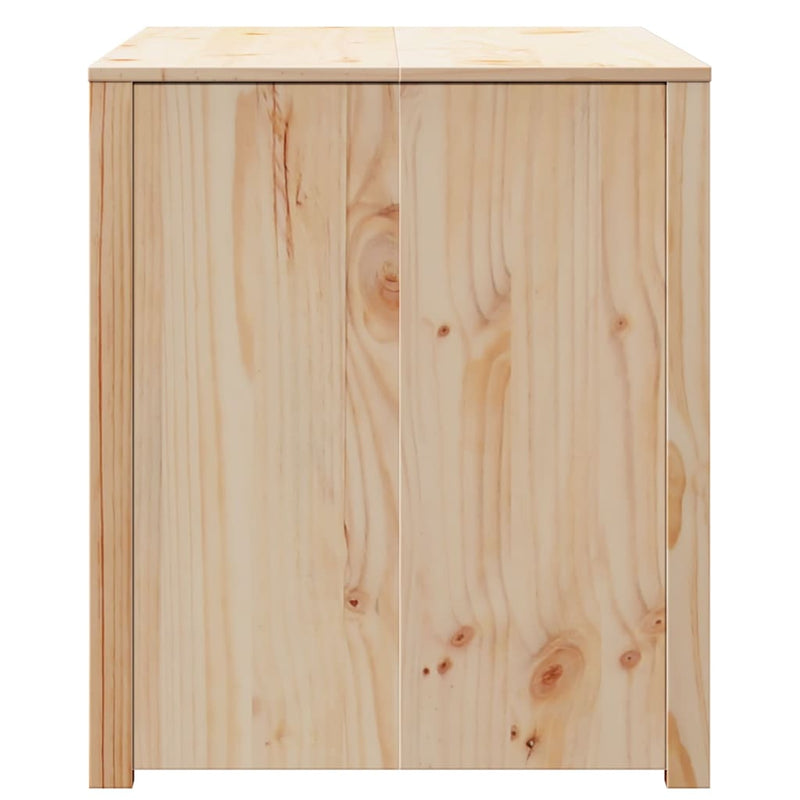 vidaXL Konyhaszekrény polcokkal Barna 106 x 55 x 64 cm Tömör fenyőfa