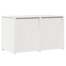 vidaXL Konyhaszekrény polcokkal Fehér 106 x 55 x 64 cm Tömör fenyőfa