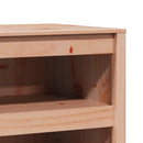 vidaXL Konyhaszekrény polcokkal Barna 106 x 55 x 64 cm Tömör fenyőfa