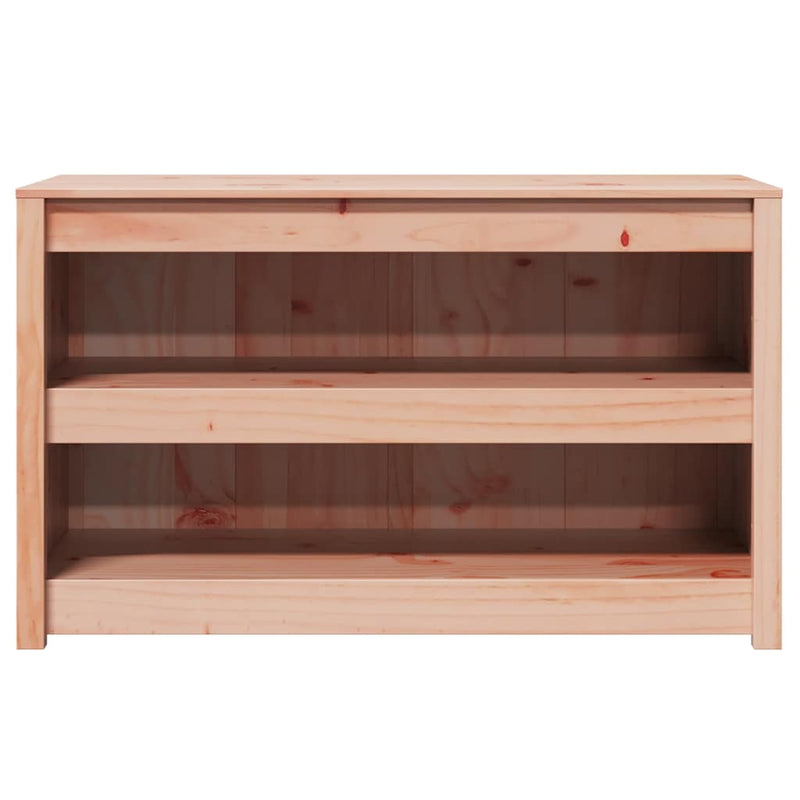 vidaXL Konyhaszekrény polcokkal Barna 106 x 55 x 64 cm Tömör fenyőfa