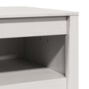 vidaXL Konyhaszekrény polcokkal Fehér 55 x 55 x 92 cm Tömör fenyőfa