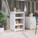 vidaXL Konyhaszekrény MEPPEL Fehér 55 x 55 x 92 cm Tömör fenyőfa
