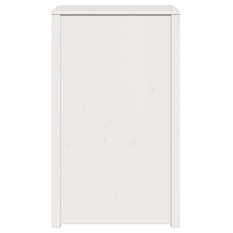 vidaXL Konyhaszekrény polcokkal Fehér 55 x 55 x 92 cm Tömör fenyőfa