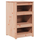 vidaXL Konyhaszekrény MEPPEL Barna Tölgy 55 x 55 x 92 cm Tömör fenyőfa