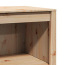 vidaXL Konyhaszekrény polcokkal Barna 106 x 55 x 92 cm Tömör fenyőfa