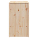 vidaXL Konyhaszekrény polcokkal Barna 106 x 55 x 92 cm Tömör fenyőfa