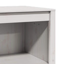 vidaXL Konyhaszekrény MEPPEL Fehér 106 x 55 x 92 cm Tömör fenyőfa