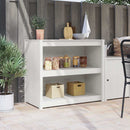 vidaXL Konyhaszekrény MEPPEL Fehér 106 x 55 x 92 cm Tömör fenyőfa