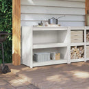 vidaXL Konyhaszekrény MEPPEL Fehér 106 x 55 x 92 cm Tömör fenyőfa