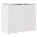 vidaXL Konyhaszekrény MEPPEL Fehér 106 x 55 x 92 cm Tömör fenyőfa