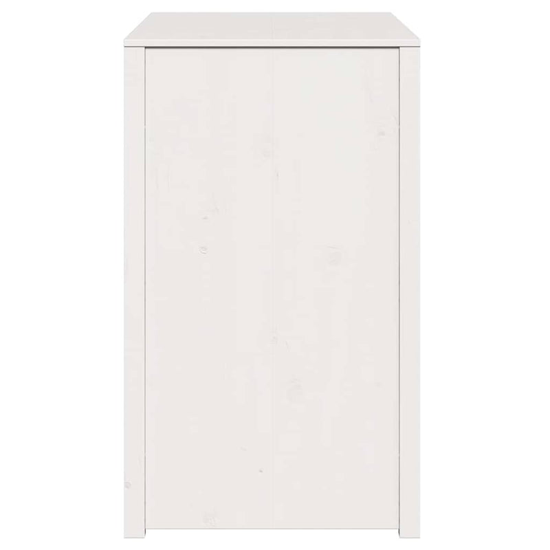 vidaXL Konyhaszekrény polcokkal Fehér 106 x 55 x 92 cm Tömör fenyőfa