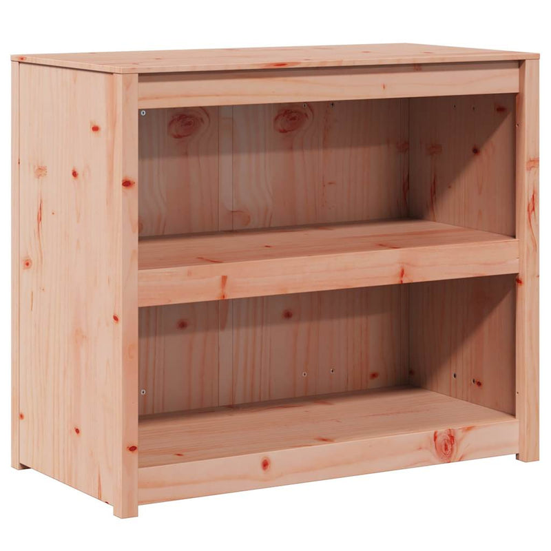 vidaXL Konyhaszekrény polcokkal Barna 106 x 55 x 92 cm tömör duglászfa