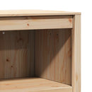 vidaXL Konyhaszekrény polcokkal Barna 55 x 55 x 92 cm Tömör fenyőfa