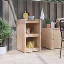 vidaXL Konyhaszekrény MEPPEL Barna Tölgy 55 x 55 x 92 cm Tömör fenyőfa