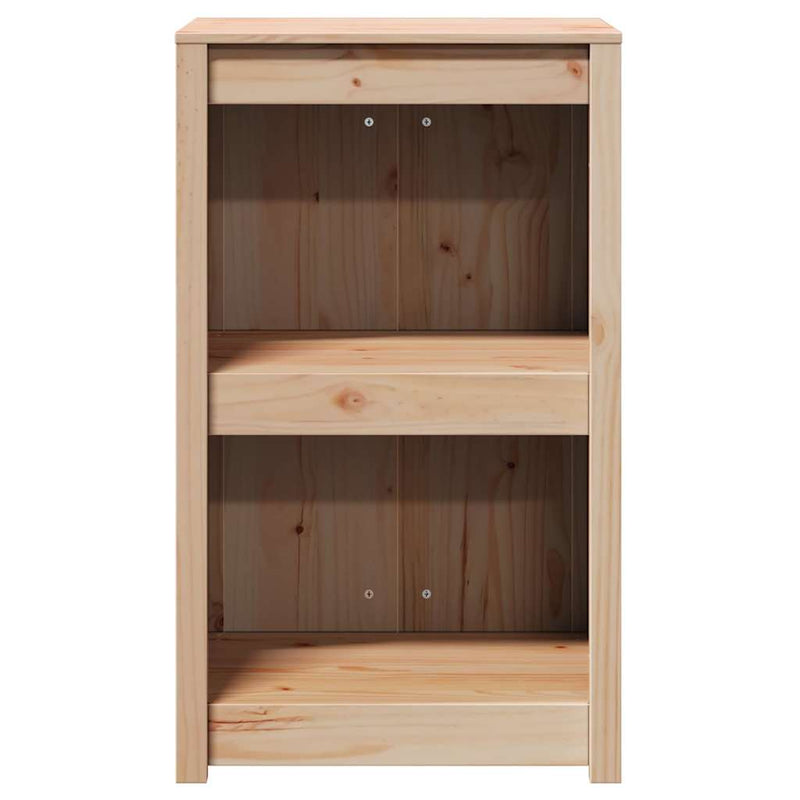 vidaXL Konyhaszekrény polcokkal Barna 55 x 55 x 92 cm Tömör fenyőfa