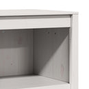 vidaXL Konyhaszekrény MEPPEL Fehér 55 x 55 x 92 cm Tömör fenyőfa