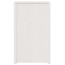 vidaXL Konyhaszekrény polcokkal Fehér 55 x 55 x 92 cm Tömör fenyőfa