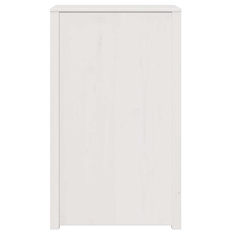 vidaXL Konyhaszekrény polcokkal Fehér 55 x 55 x 92 cm Tömör fenyőfa