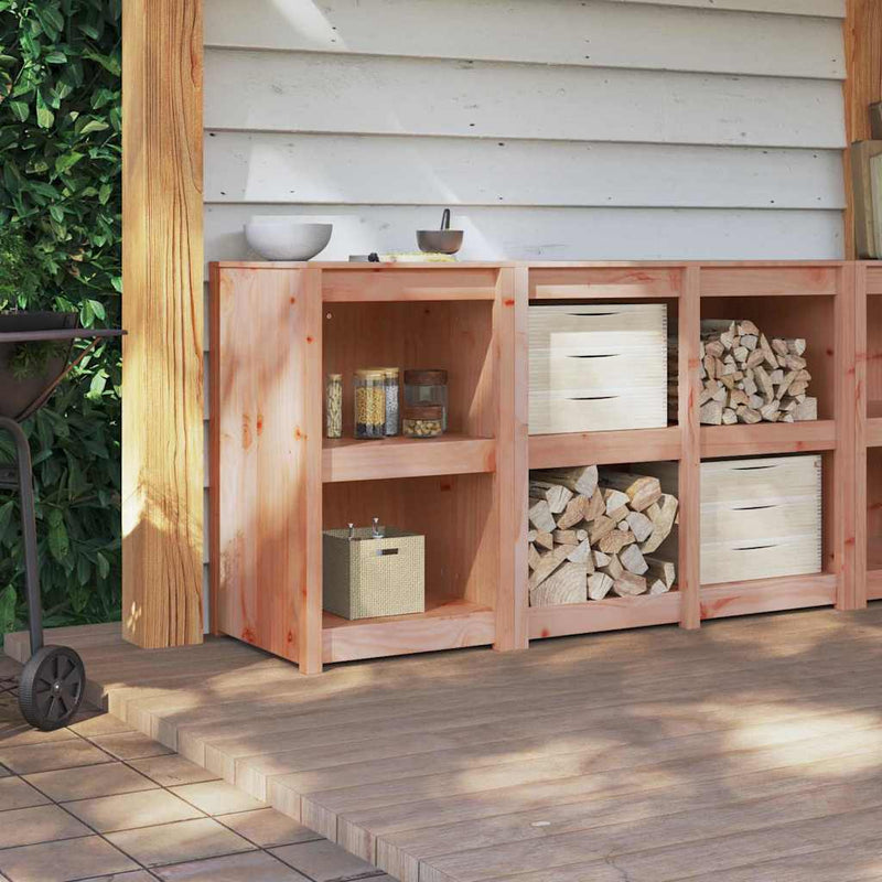 vidaXL Konyhaszekrény polcokkal Barna 55 x 55 x 92 cm tömör duglászfa