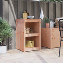 vidaXL Konyhaszekrény MEPPEL Barna Tölgy 55 x 55 x 92 cm Tömör fenyőfa
