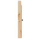 vidaXL Konyhai ajtó MEPPEL 2 pcs Krém 50 x 9 x 82 cm Tömör fenyőfa