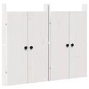 vidaXL Konyhai ajtó MEPPEL 2 pcs Fehér 50 x 9 x 82 cm Tömör fenyőfa