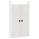 vidaXL Konyhai ajtó MEPPEL 2 pcs Fehér 50 x 9 x 82 cm Tömör fenyőfa