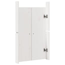 vidaXL Konyhai ajtó MEPPEL 2 pcs Fehér 50 x 9 x 82 cm Tömör fenyőfa