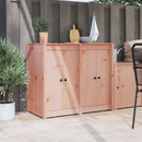 vidaXL Konyhai ajtó MEPPEL 2 pcs Barna 50 x 9 x 82 cm tömör duglászfa