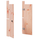 vidaXL Konyhai ajtó MEPPEL 2 pcs Barna 50 x 9 x 82 cm tömör duglászfa