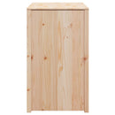 vidaXL Konyhaszekrény polcokkal Barna 106 x 55 x 92 cm Tömör fenyőfa