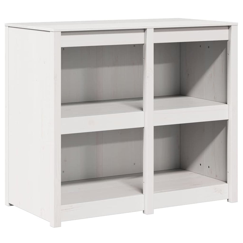 vidaXL Konyhaszekrény Meleg fehér 106 x 55 x 92 cm Tömör fenyőfa