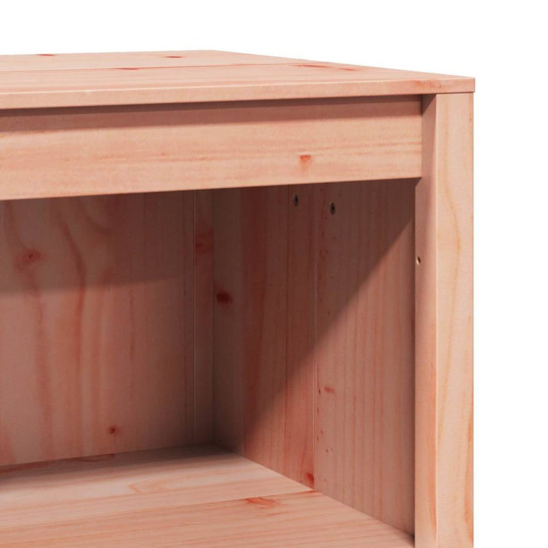 vidaXL Konyhaszekrény polcokkal Barna 106 x 55 x 92 cm tömör duglászfa