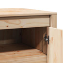 vidaXL Konyhaszekrény polcokkal Barna 106 x 55 x 64 cm Tömör fenyőfa