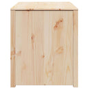 vidaXL Konyhaszekrény polcokkal Barna 106 x 55 x 64 cm Tömör fenyőfa