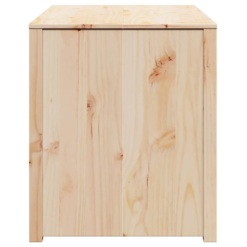 vidaXL Konyhaszekrény polcokkal Barna 106 x 55 x 64 cm Tömör fenyőfa
