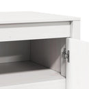 vidaXL Konyhaszekrény polcokkal Fehér 106 x 55 x 64 cm Tömör fenyőfa