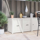 vidaXL Konyhaszekrény MEPPEL Fehér 106 x 55 x 64 cm Tömör fenyőfa
