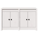 vidaXL Konyhaszekrény polcokkal Fehér 106 x 55 x 64 cm Tömör fenyőfa